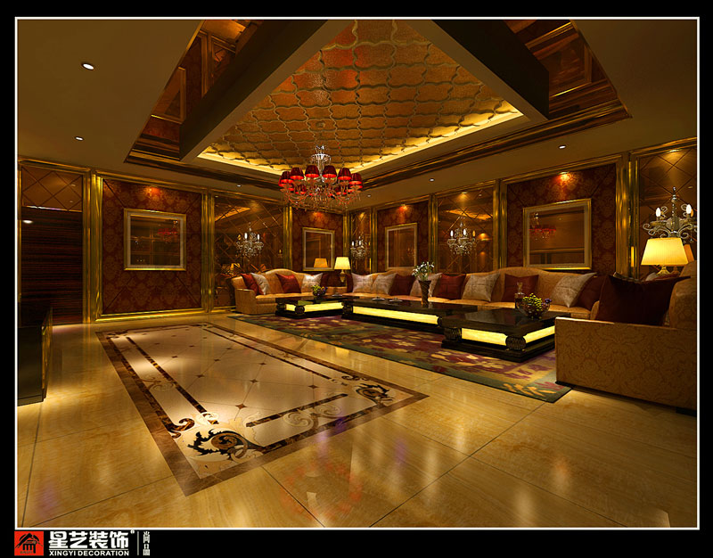 正菱酒店KTV包厢设计效果图第四张